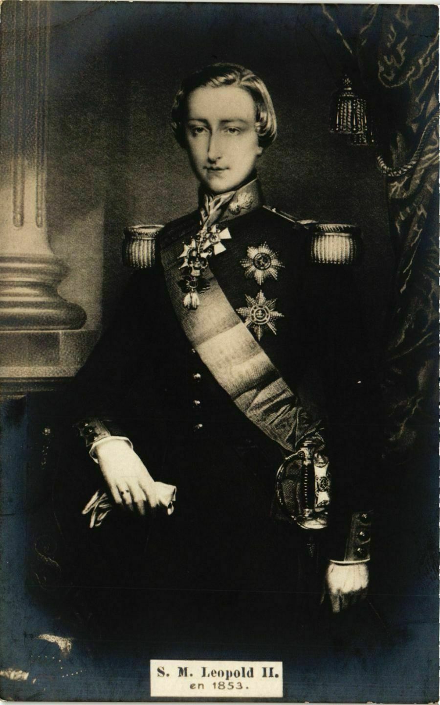 CPA AK S.M.Leopold II BELGIAN ROYALTY (827025)