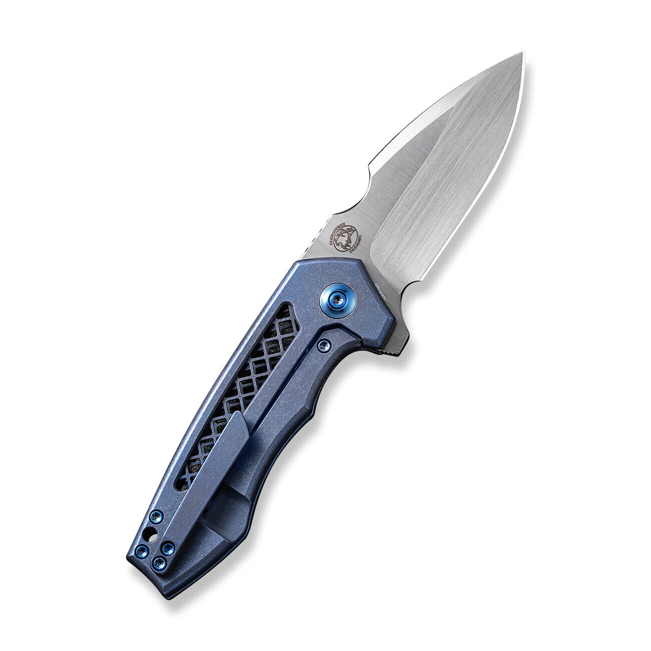 WE Knives Harpen Frame Lock 23019-2 Titanium CPM 20CV Stainless Pocket Knife