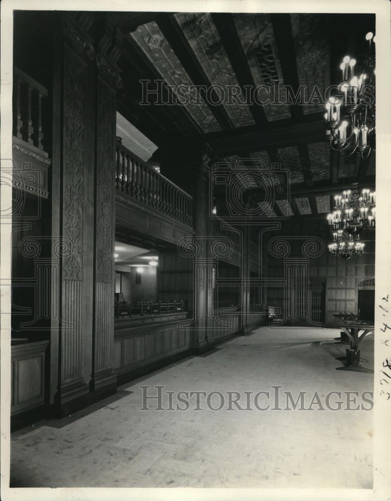 1929 Press Photo The Terminal bank Cleveland Trust Company - cva85652
