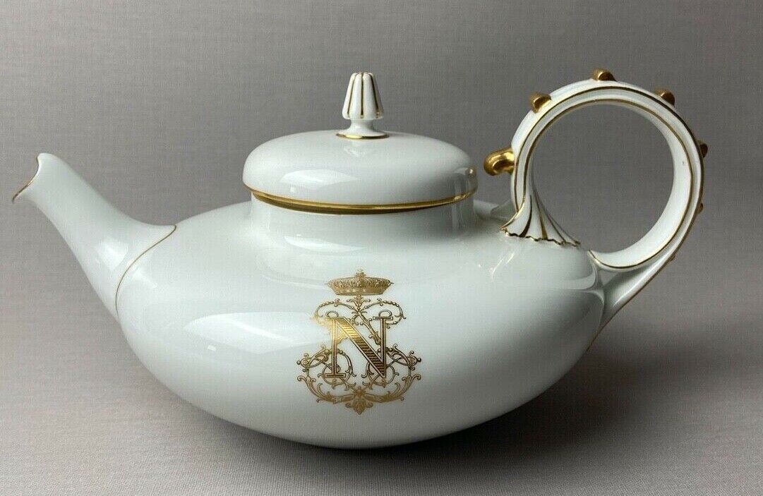 Antique French Emperor Napoleon III France Sevres Royal Porcelain Tuileries
