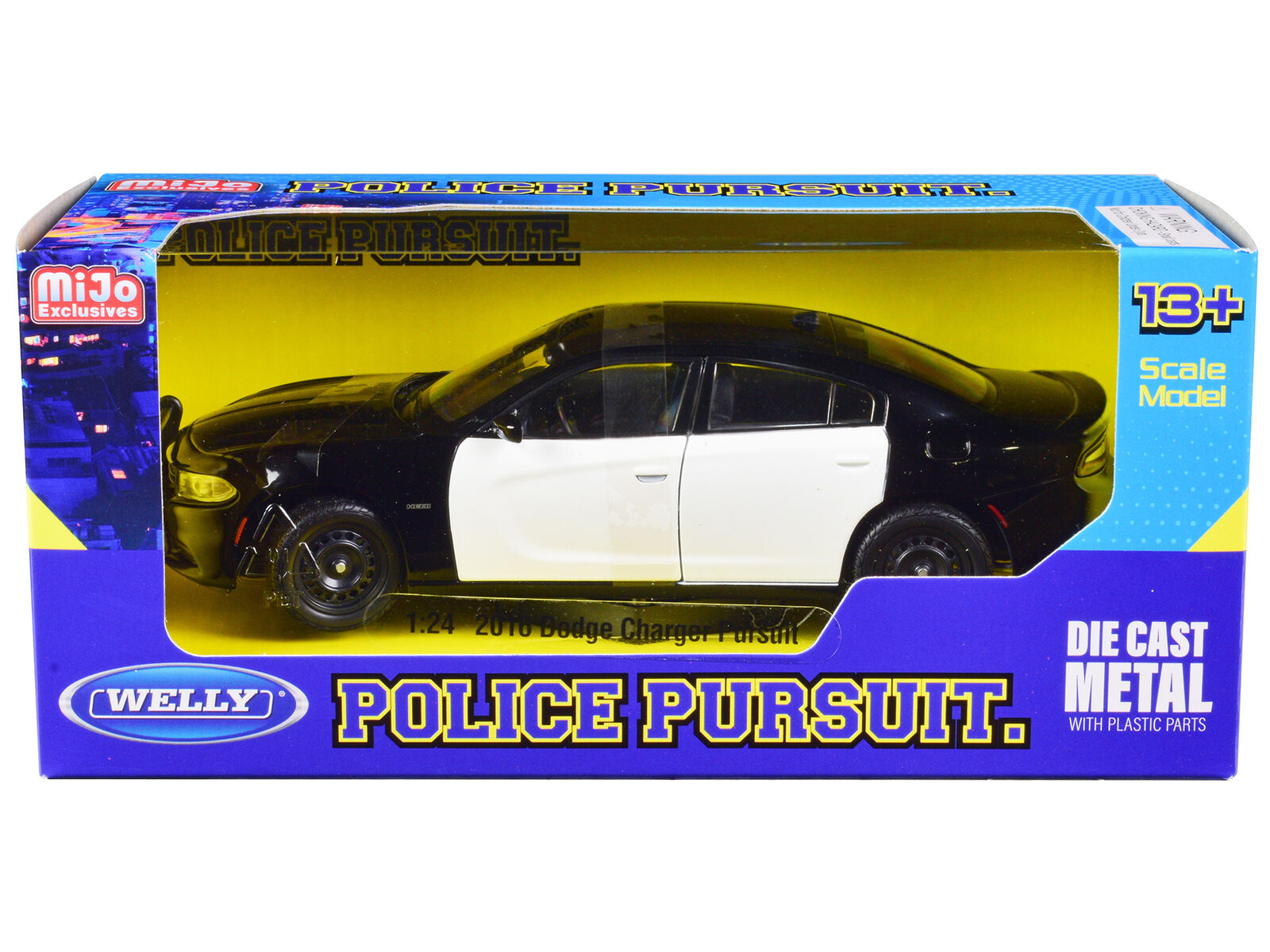2016 Dodge Charger Pursuit Police Interceptor Black and White Unmarked \