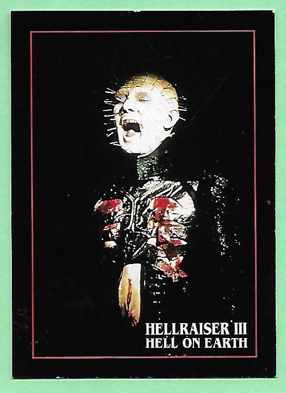 1992 Eclipse HELLRAISER III ~ HELL ON EARTH Trading Card #105 Behind the Scenes
