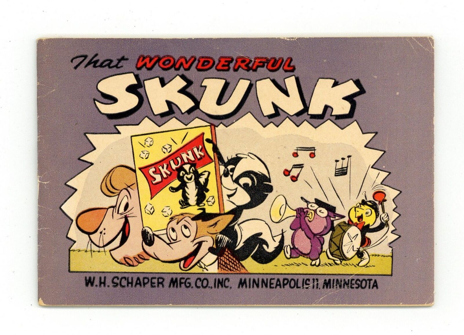 That Wonderful Skunk 1957 VG 4.0 Low Grade