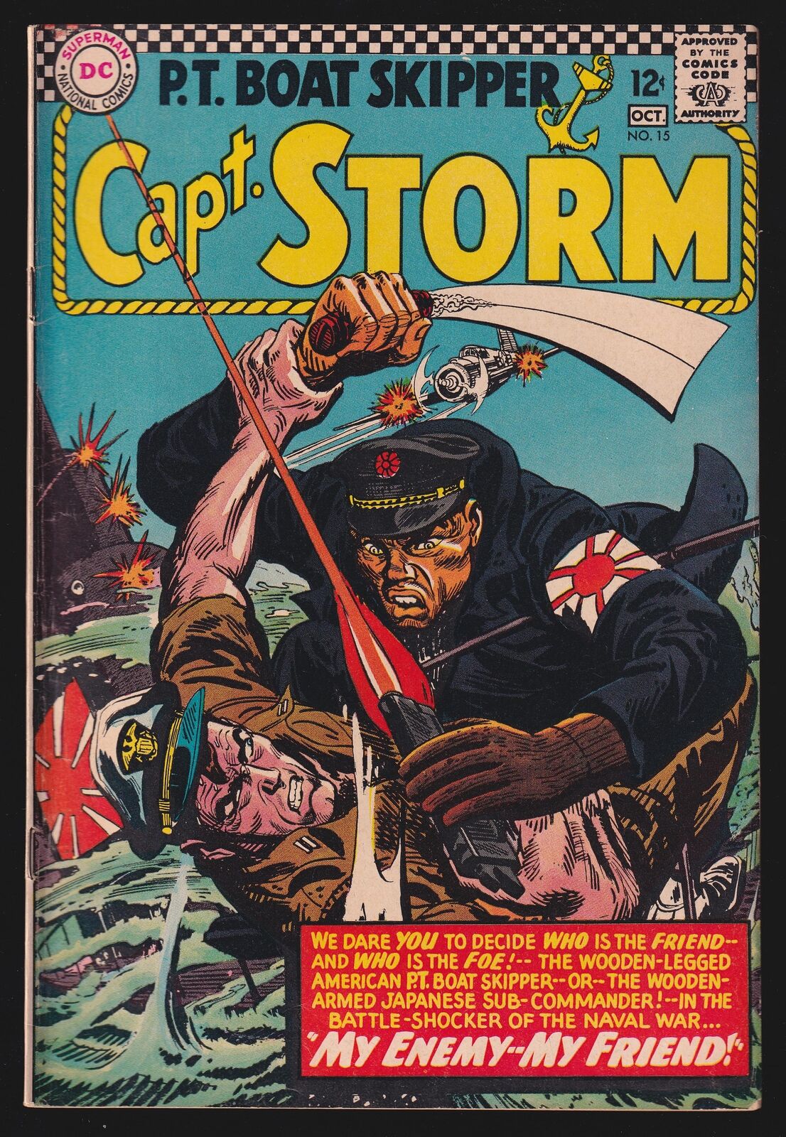 Capt. Storm #15 1965 DC 5.0 Very Good/Fine comic