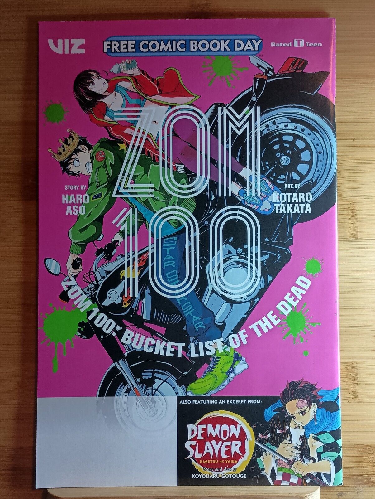 UNSTAMPED 2021 FCBD Zom 100 Promotional Giveaway  Comic Book
