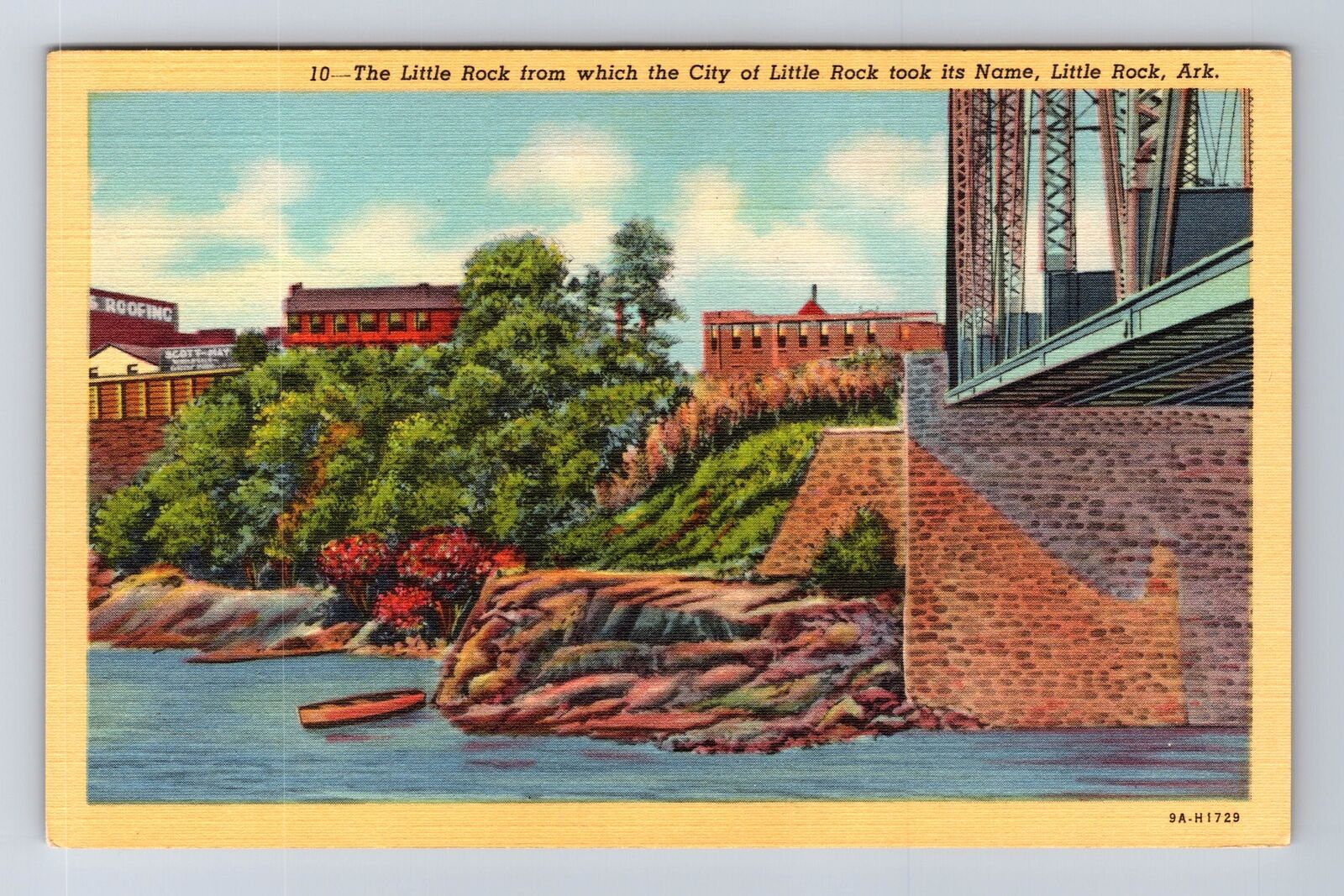 Little Rock AR-Arkansas, Little Rock From City Of Little Rock, Vintage Postcard