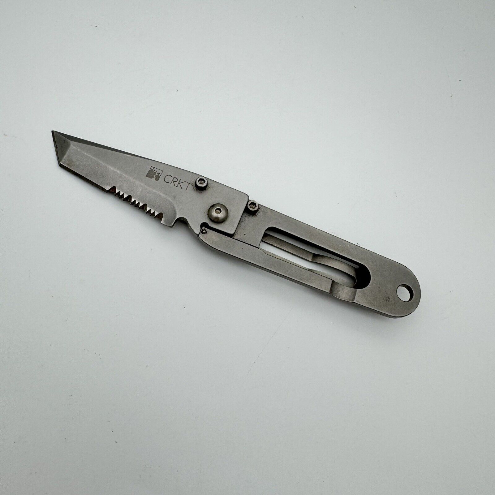 Columbia River CRKT 5510 Folding Pocket Knife KISS Ed Halligan Tanto Blade, Clip