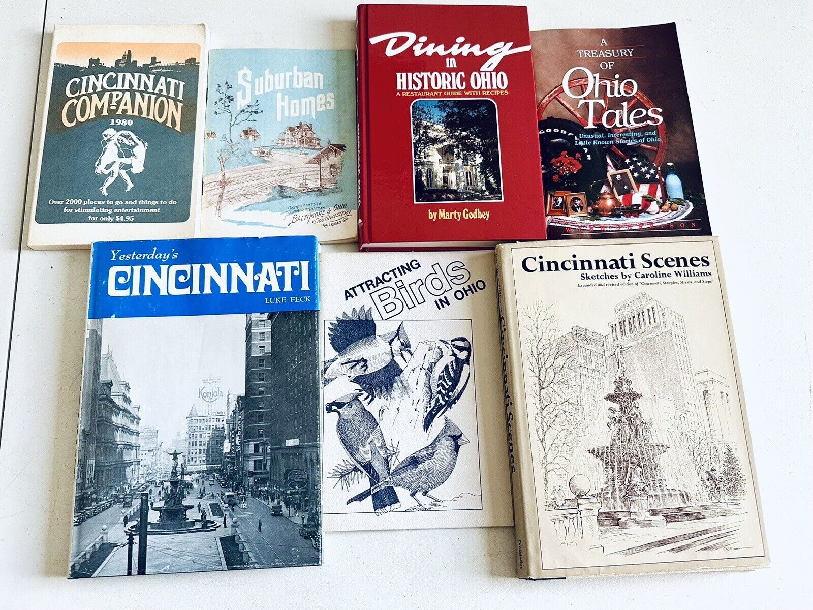 Lot of Vintage OHIO Travel Guides / Books