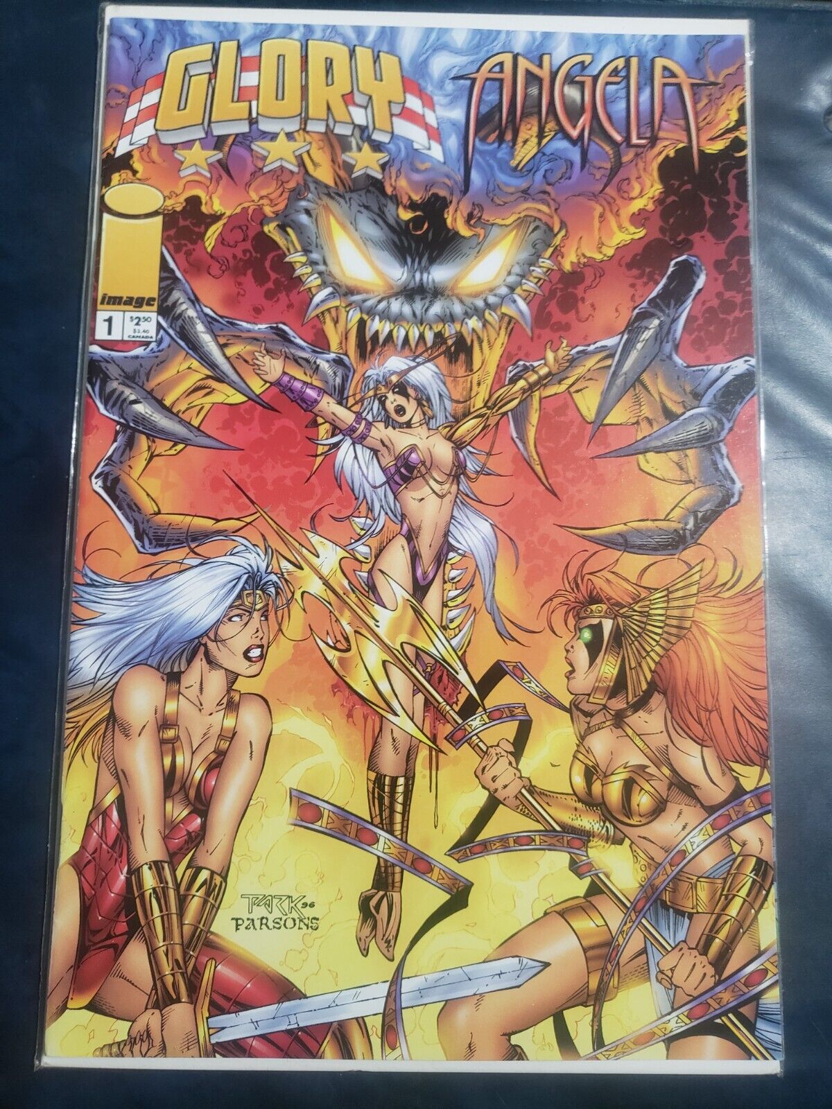 GLORY/ANGELA: ANGELS IN HELL One-shot - Includes 1st App. Darkchylde - NM