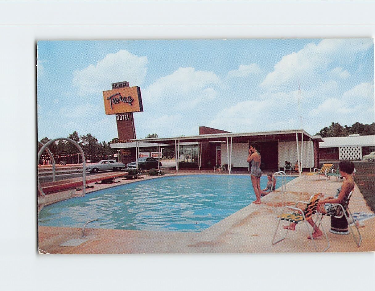 Postcard Fabulous Atlanta Terrace Motel Hapeville Georgia USA