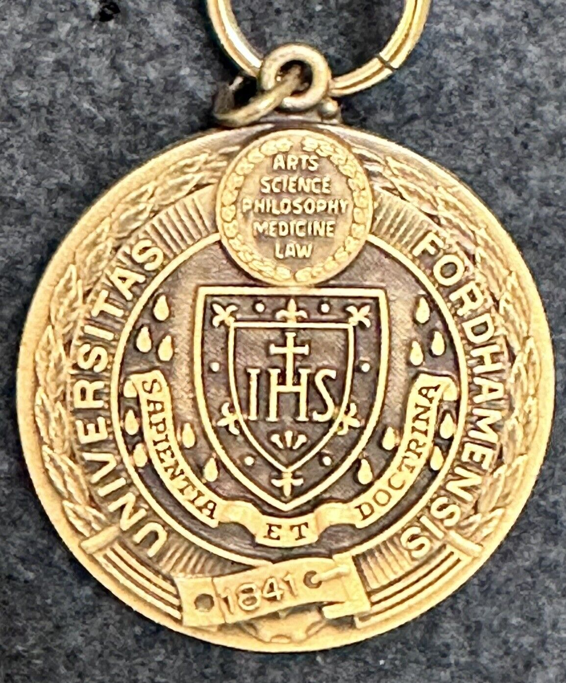 Fordham University 2001 Medal by Herff Jones