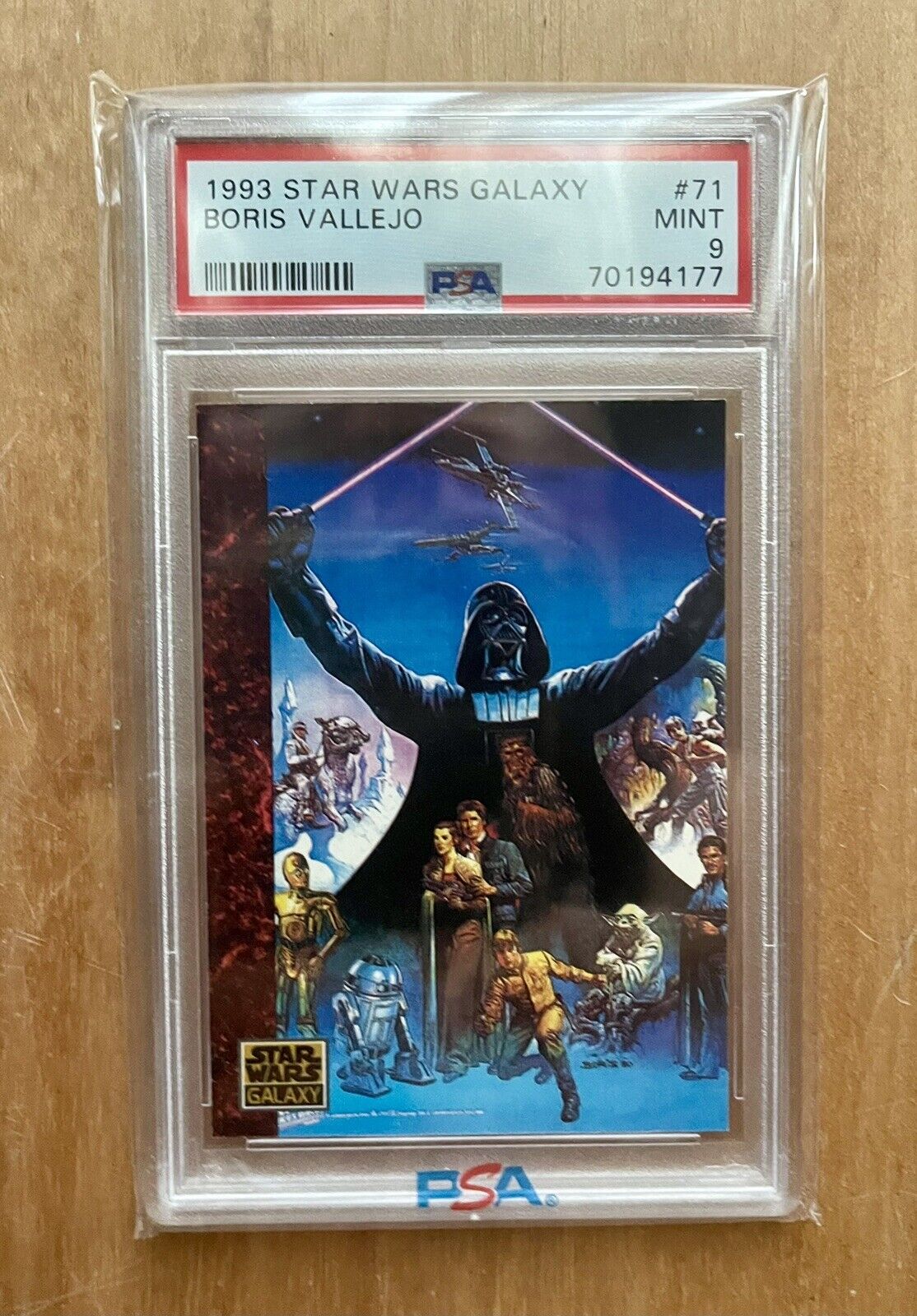 1993 Star Wars Galaxy Borris Vallejo PSA 9