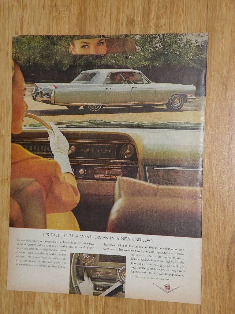 Magazine Ad* - 1964 - Cadillac