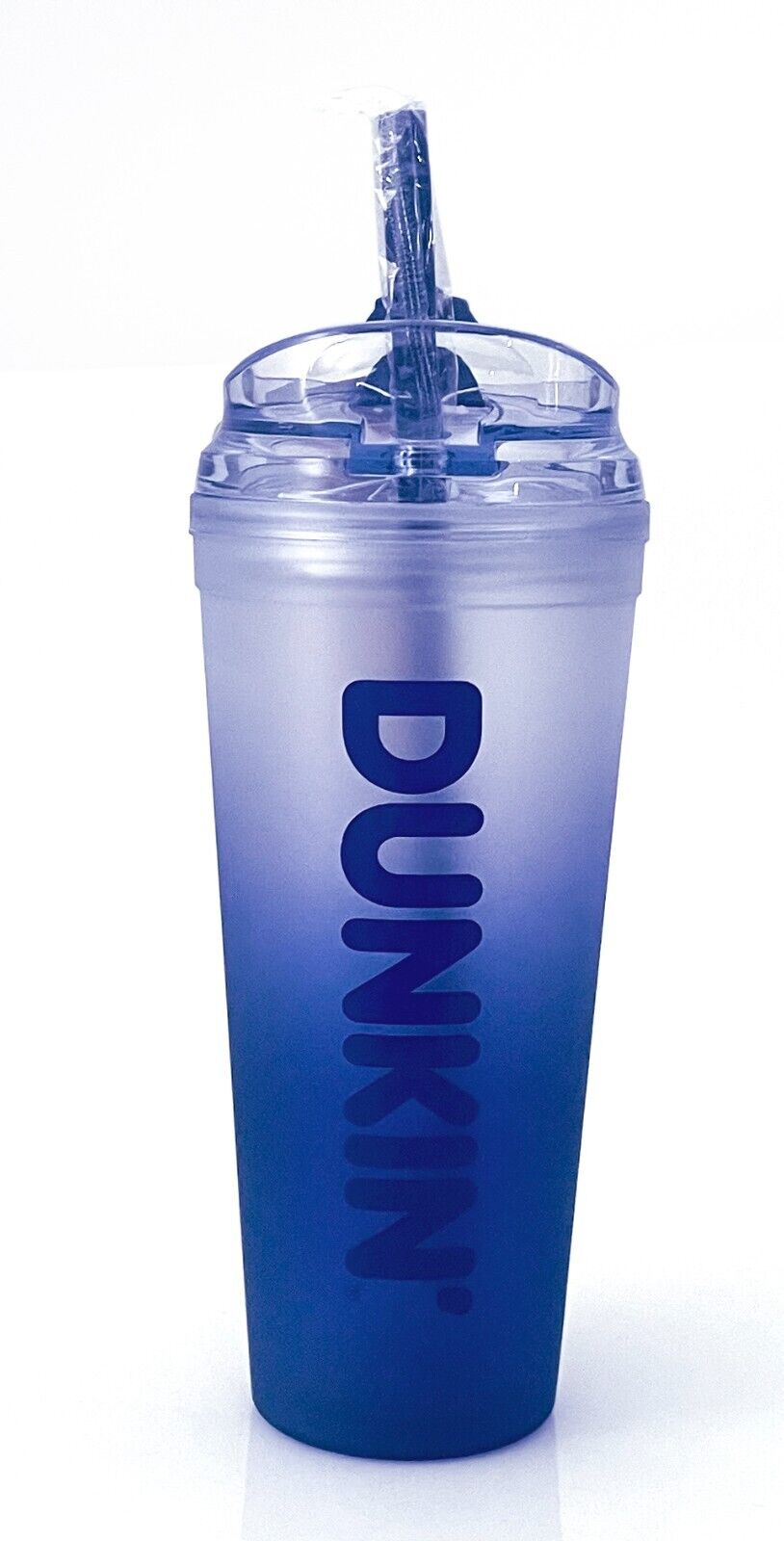 Dunkin Summer 2024 Ombre Plastic Insulated 24oz Tumbler Purple In Hand