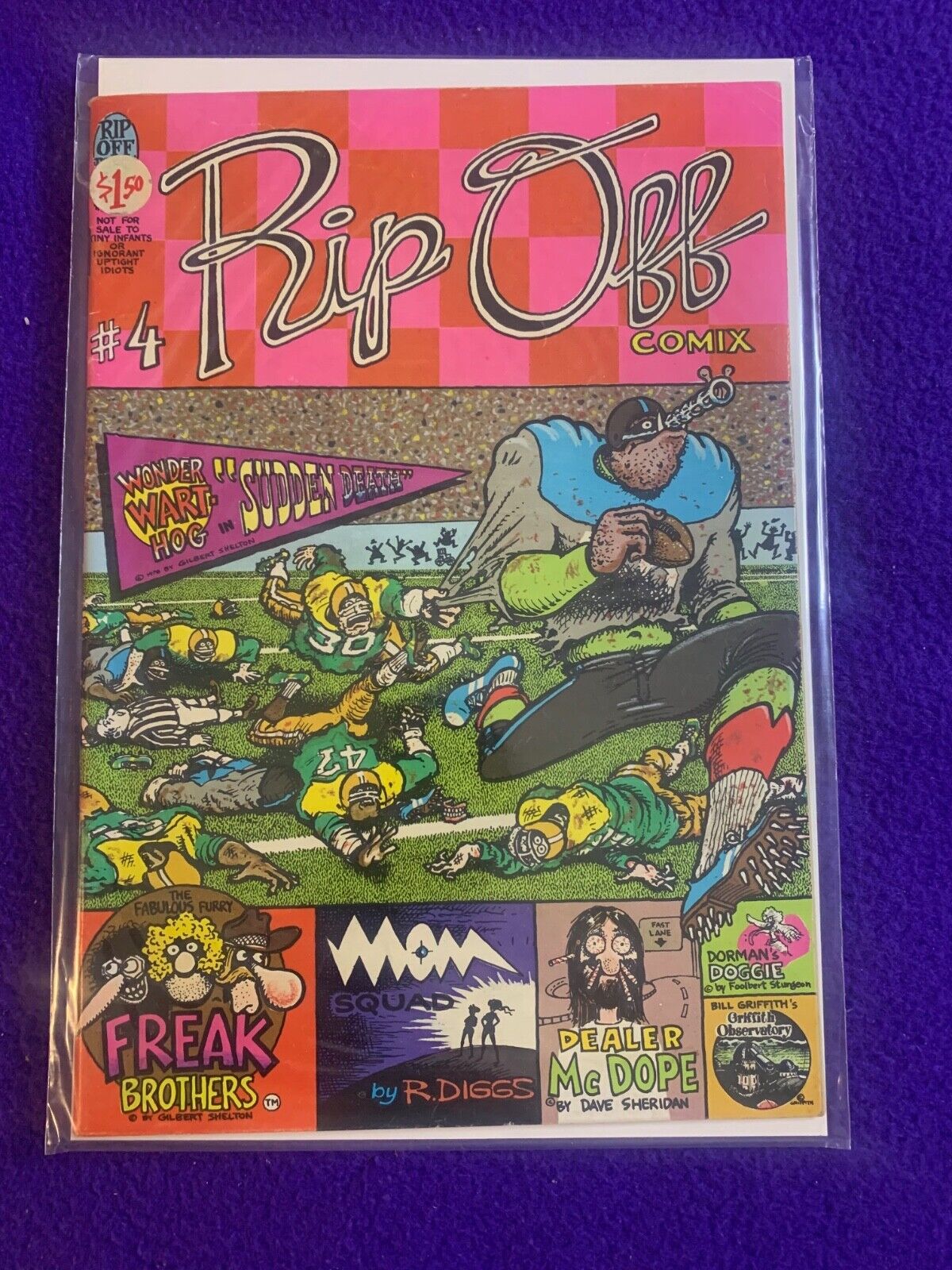 Rip Off Comix #4 By Shelton Sheridan Freak Brothers  Rip Off 1980