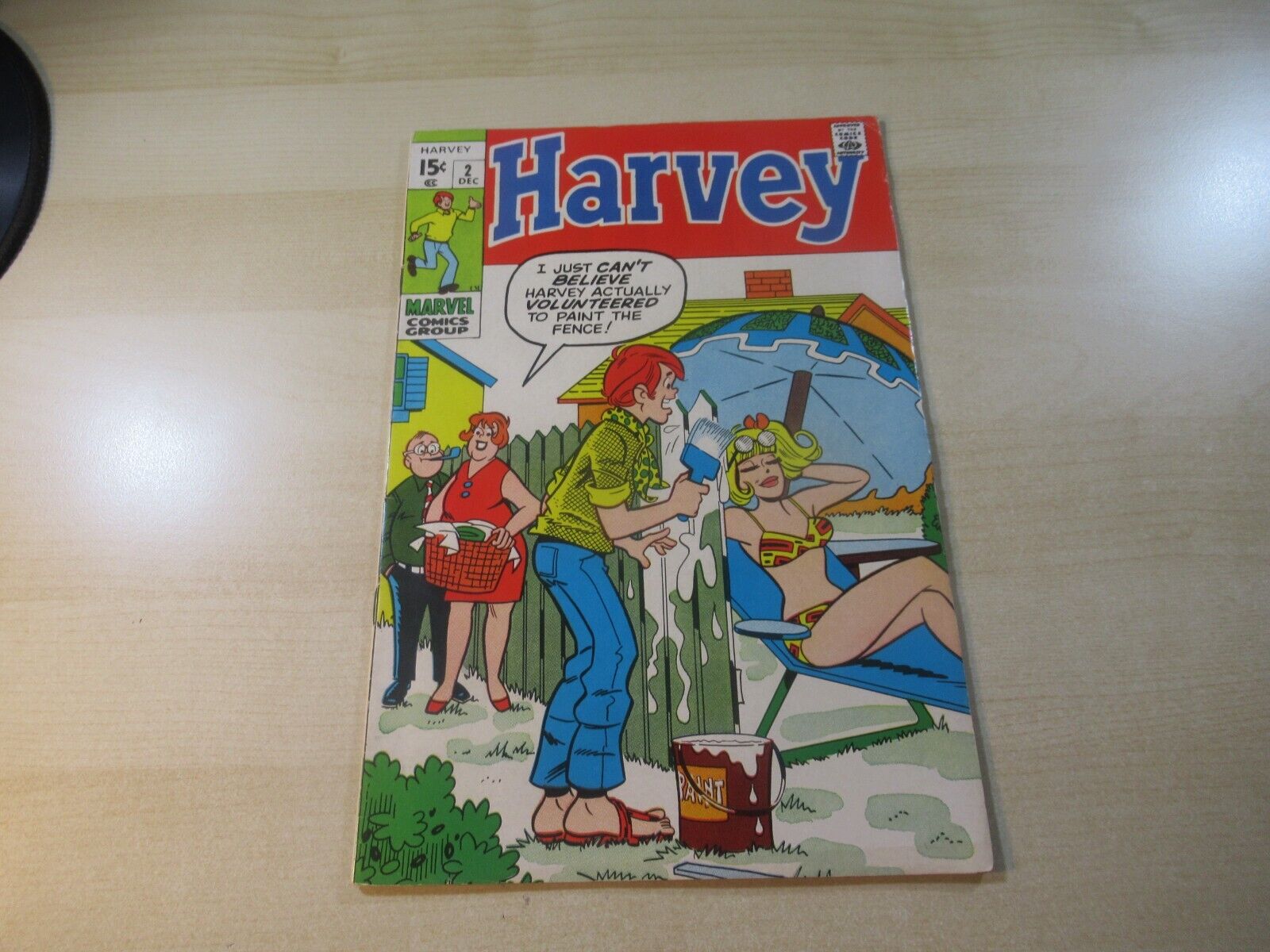HARVEY #2 MARVEL BRONZE AGE HIGHER GRADE 1970\'S TEENAGE GOOD GIRL BIKINI COVER