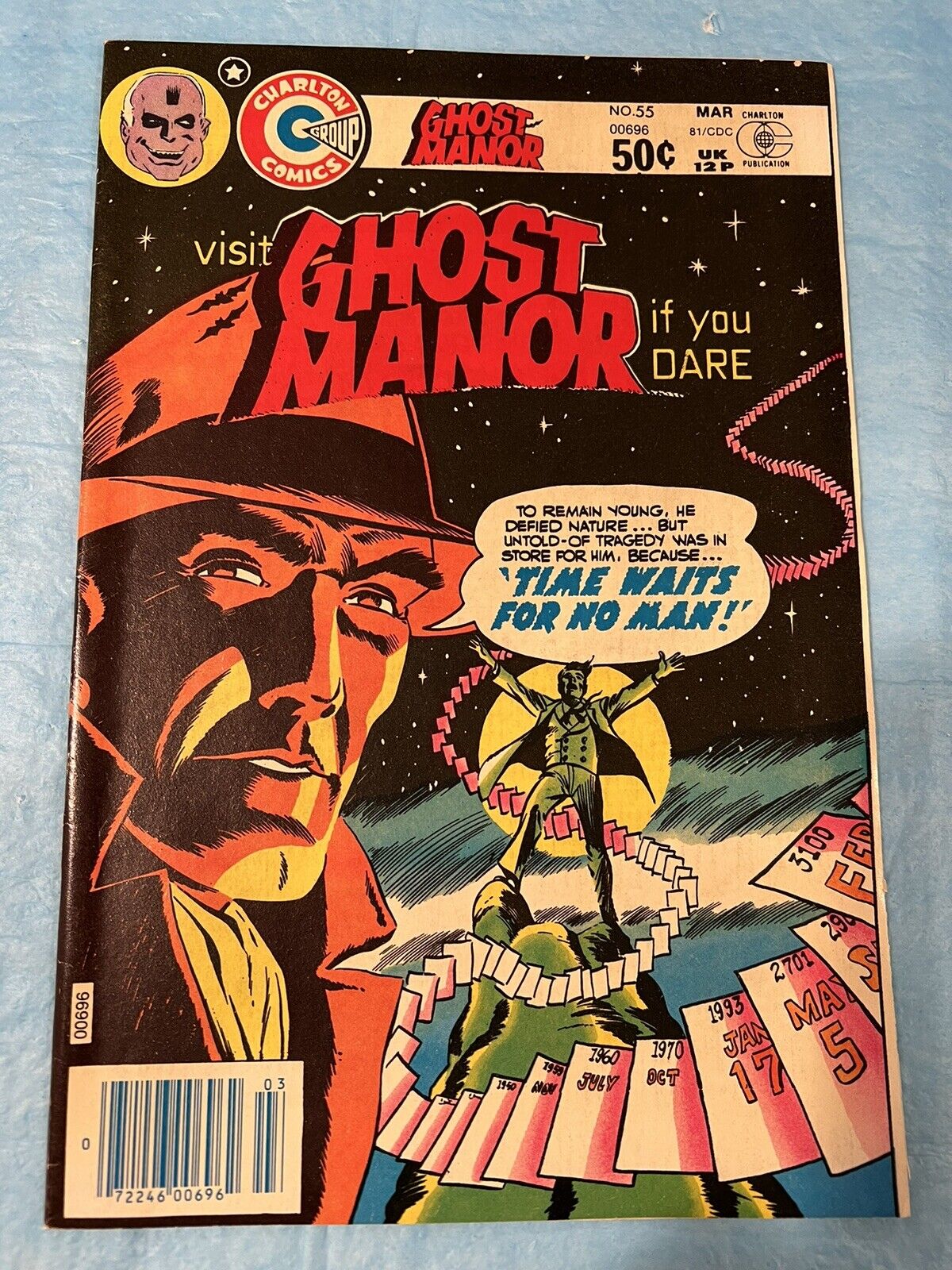 GHOST MANOR #55 Charlton Horror Comic March 1981 VF