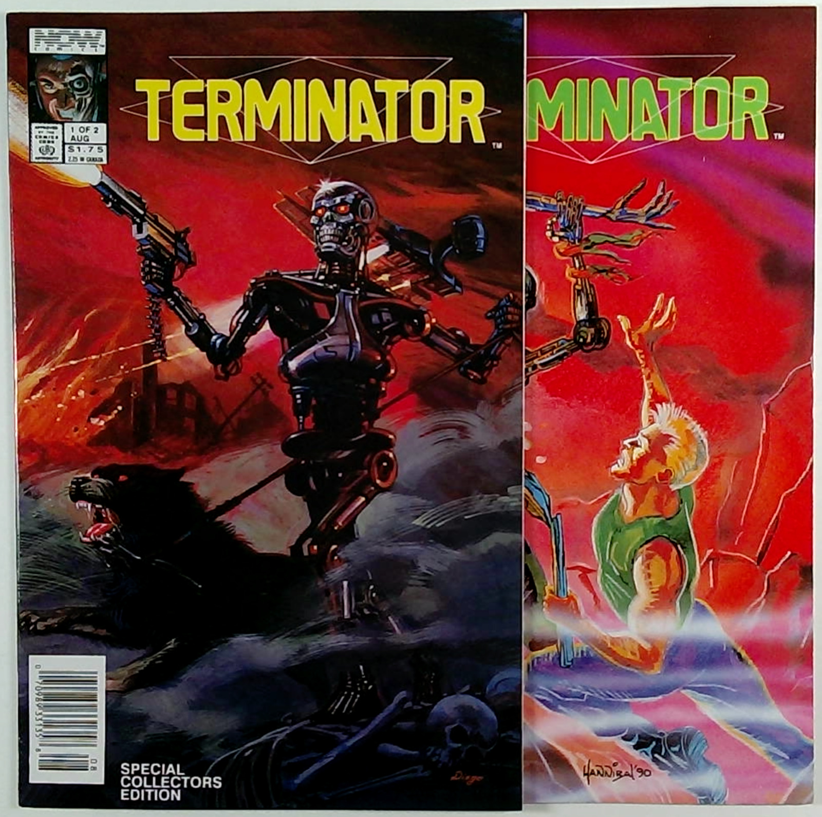 Terminator: All My Futures Past #1-2 (Now 1990) Complete Series Set Full Run Lot