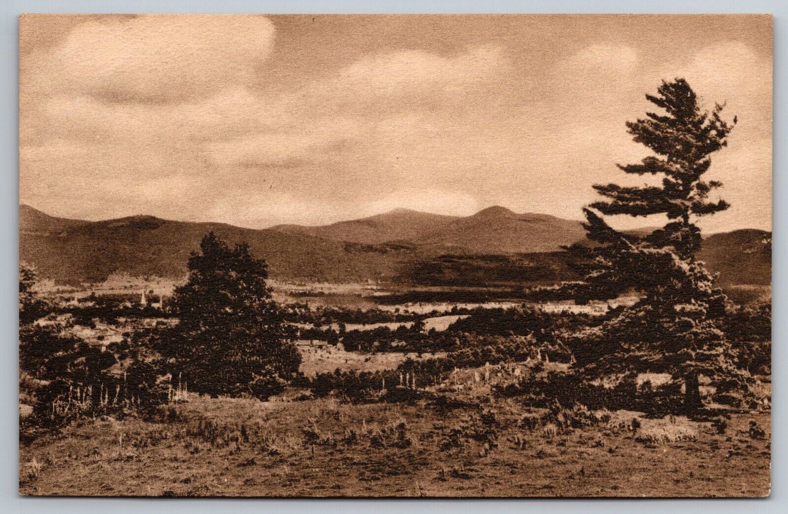 Mount Killington from Rutland. Vermont Postcard