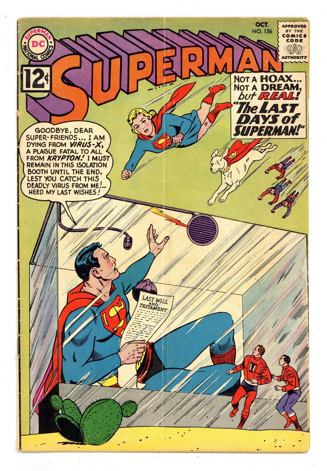 Superman #156 GD/VG 3.0 1962