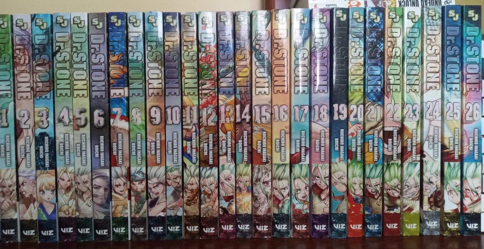 Dr. Stone Complete Manga Set Vol. 1-26, ENGLISH Riichiro Inagaki *NEW*