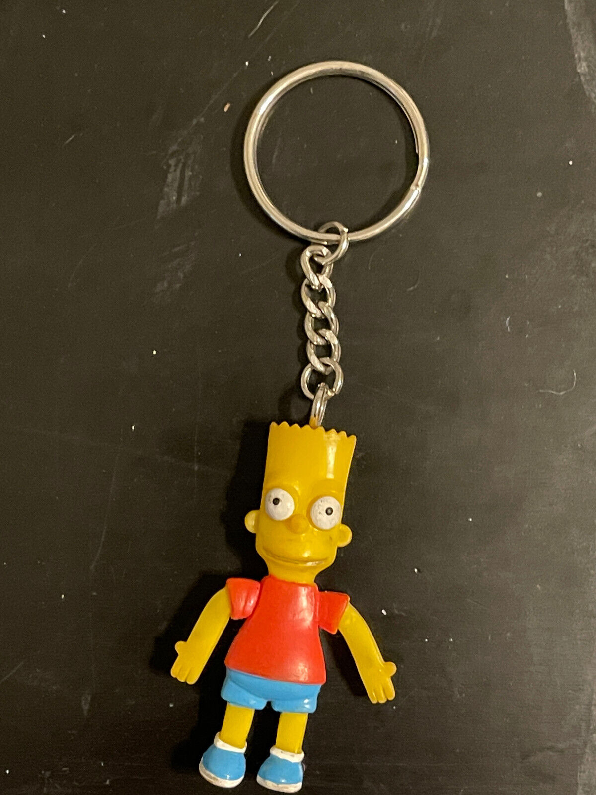 Bart Simpson Keychain  Red Shirt Matt Groening- 2 1/2 \