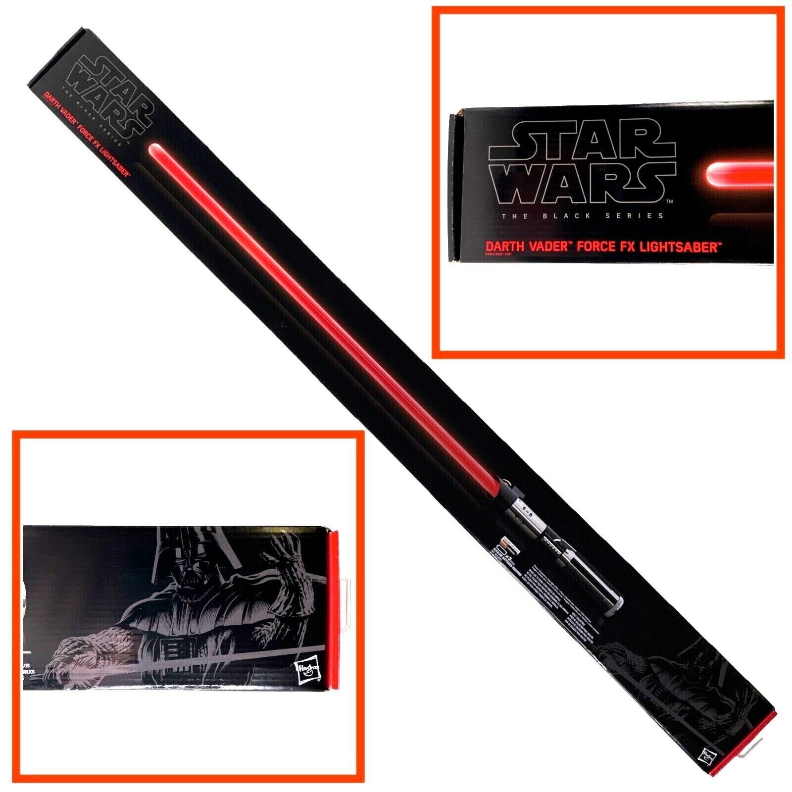 Star Wars Black Series Darth Vader Force FX 02 Lightsaber Red Hasbro Sealed