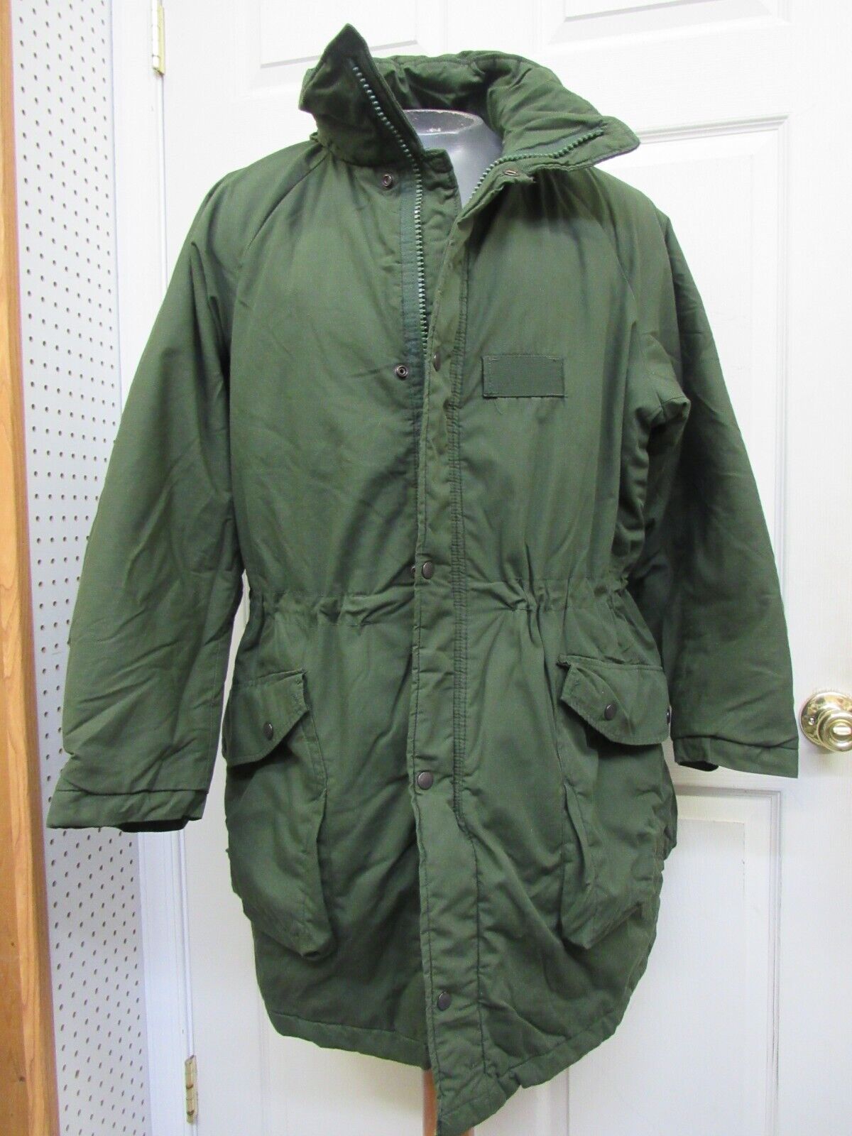 Swedish Army M90 Parka Insulated Winter Jacket Coat 1992 Dated 170/65 Original