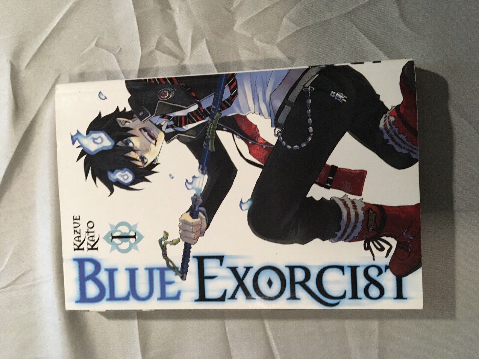 Blue Exorcist Volume 1 English Manga Book Kazue Kato - Good Condition