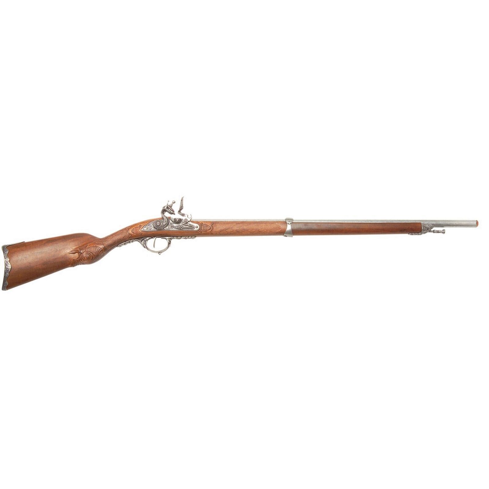 Denix Napoleonic  Model 1807 Replica Flintlock Hunting Rifle - Gray Finish