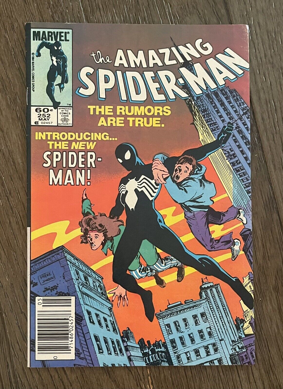 Amazing Spider-Man #252 Marvel Comics 1984 1st App Black Costume VF