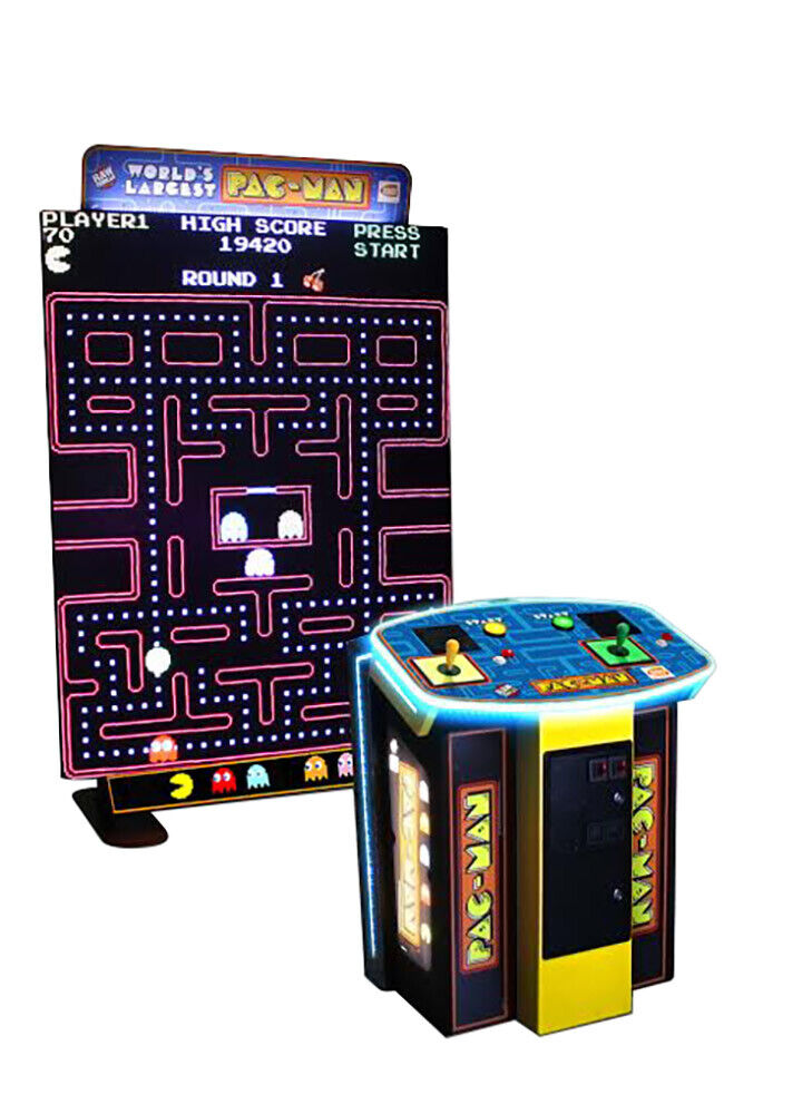Namco World\'s Largest Pac-Man Arcade Game Incudes Galaga