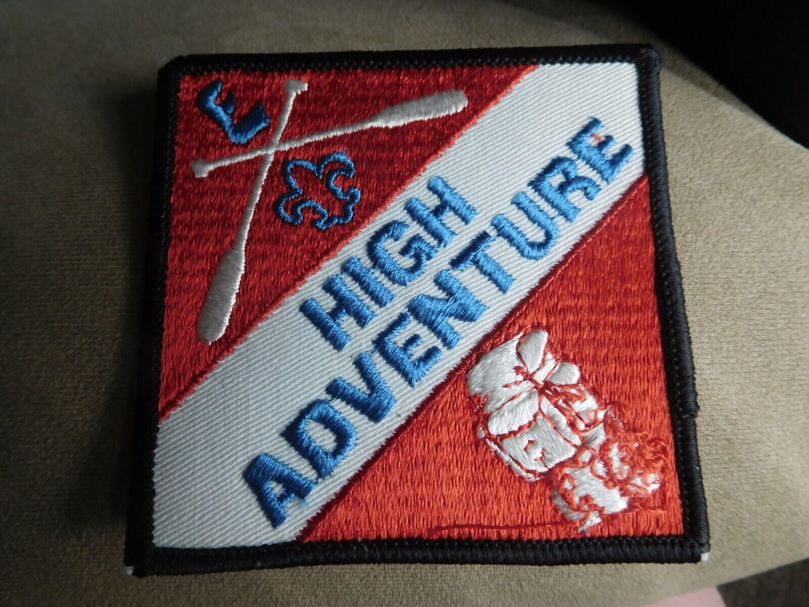 DQ SCOUT BSA EXPLORING HIGH ADVENTURE LARGE DIAMOND PATCH AWARD INSIGNIA BADGE 
