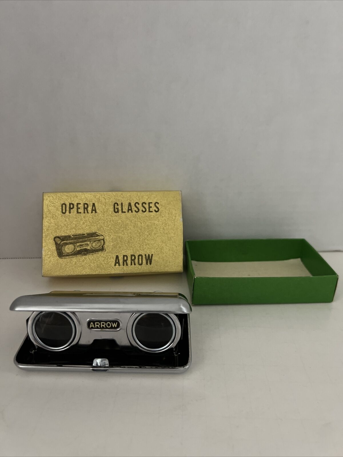 Arrow Opera Glasses With Box Crystar Lens 2.5x Binoculars Made In Japan