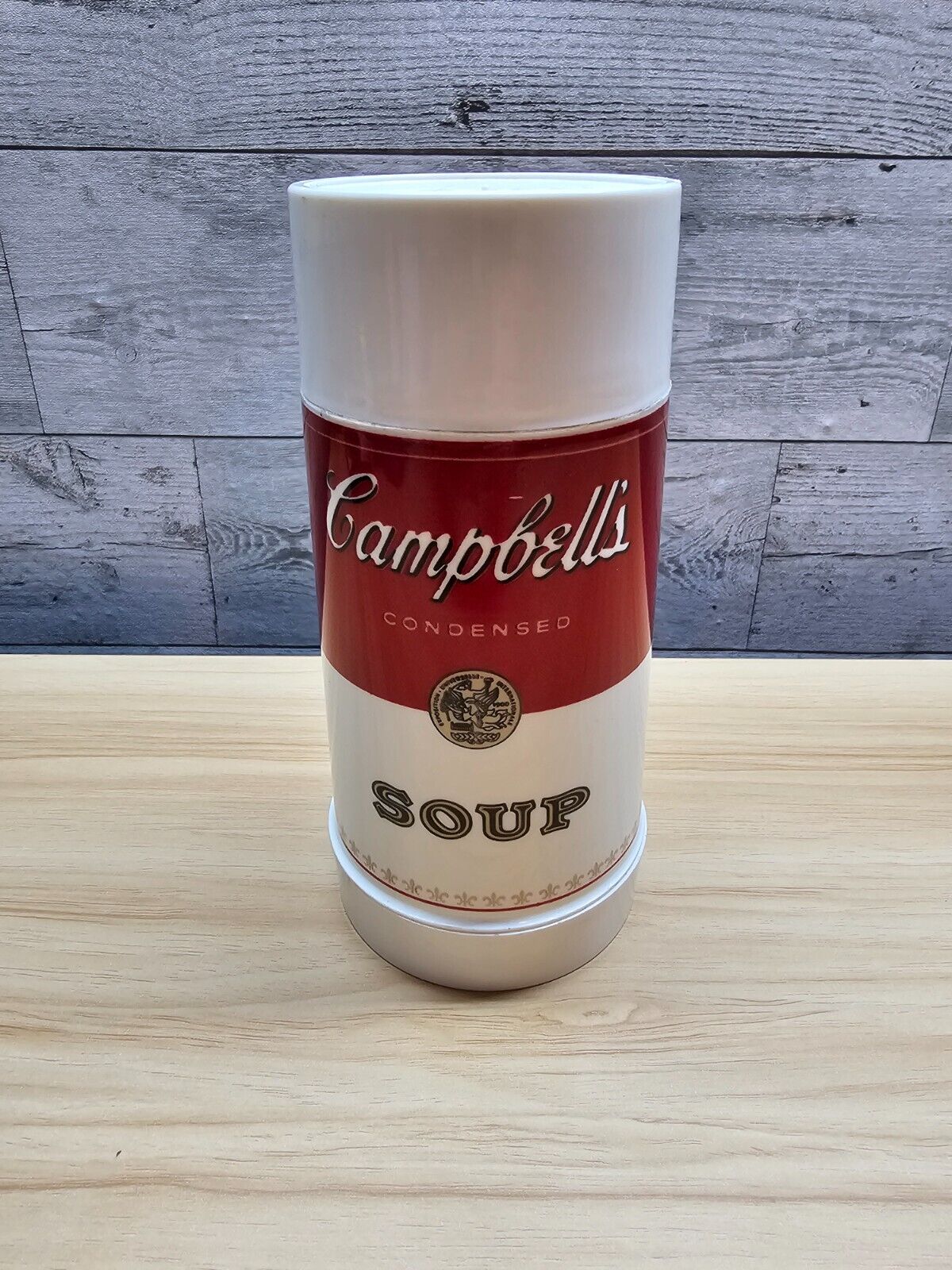 VINTAGE CAMPBELL\'S SOUP ALADDIN WIDE MOUTH THERMOS - 10OZ. - NOS