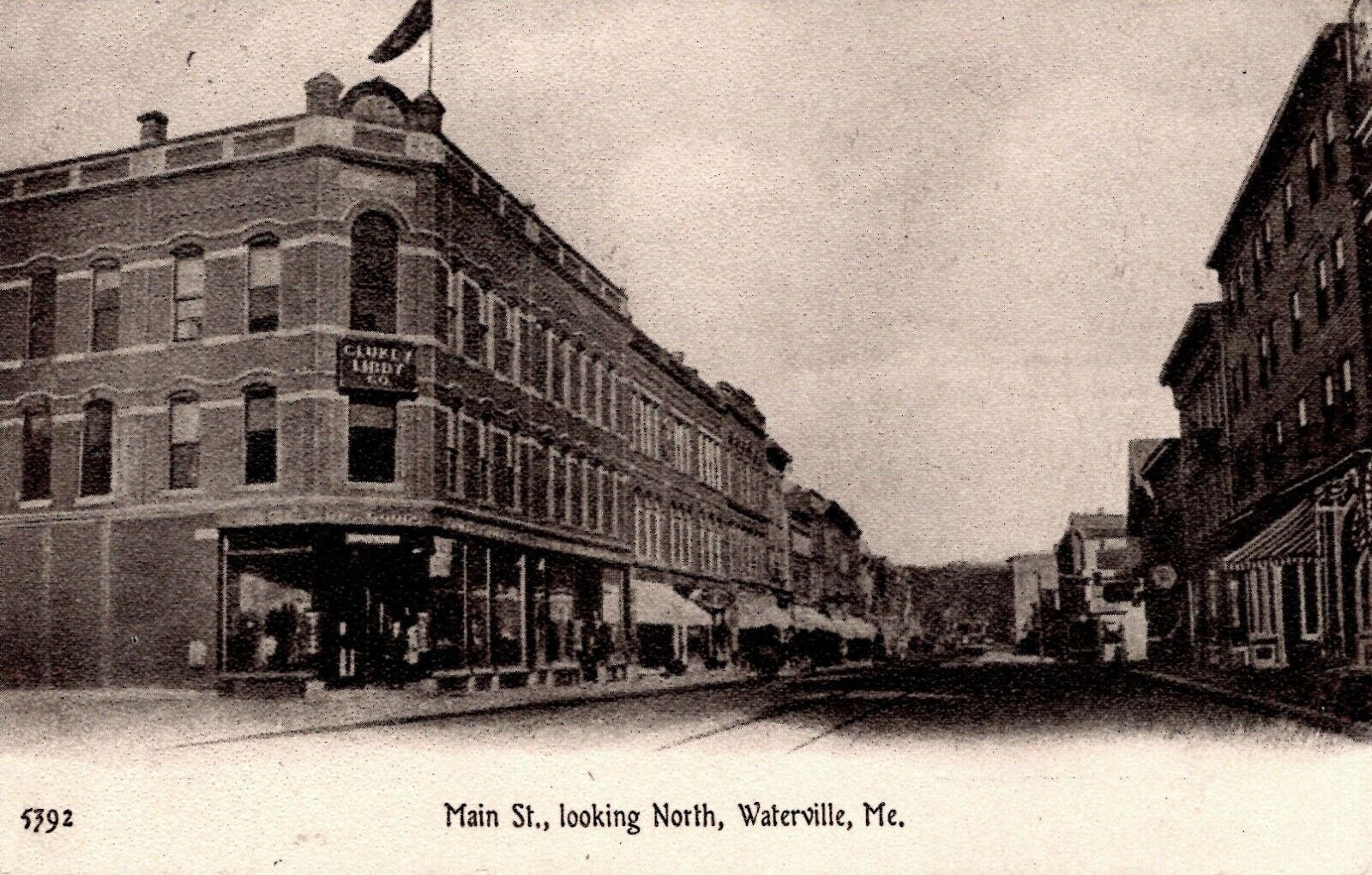 Waterville, Maine - Shop downtown on Main Street - c1908