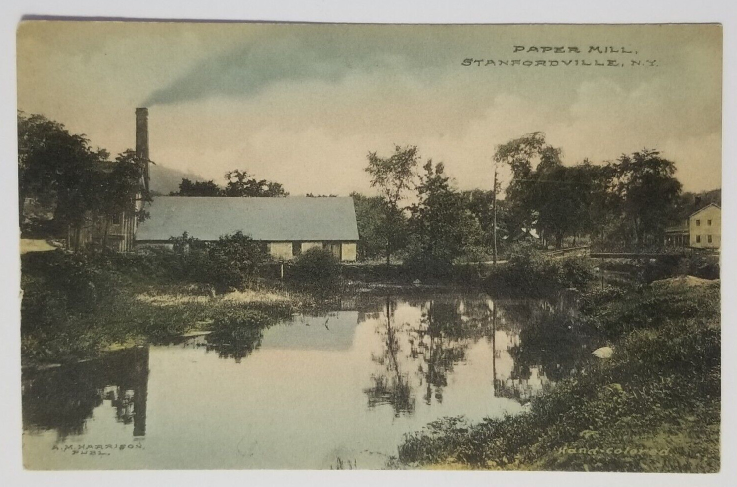 Paper Mill Stanfordville NY Postcard Dutchess County New York Albertype Postcard