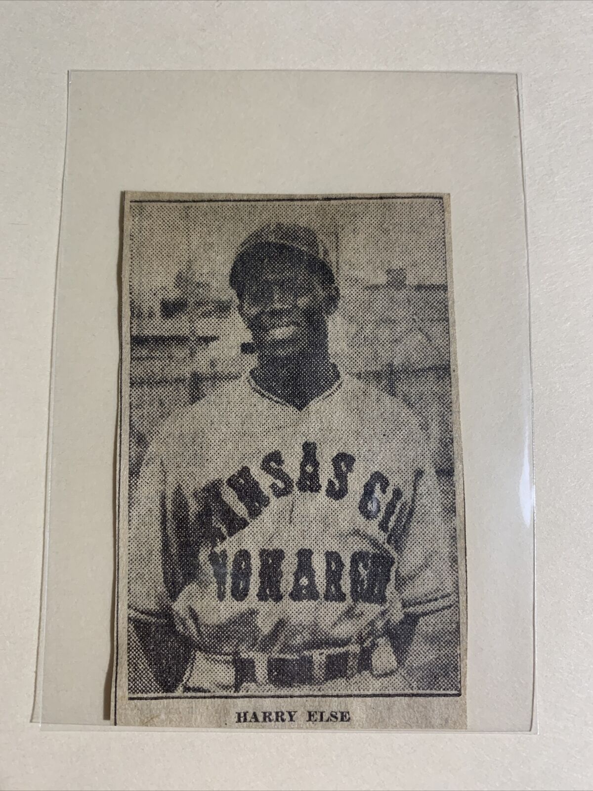 Harry Else Kansas City Monarchs 1938 Sporting News Baseball Panel