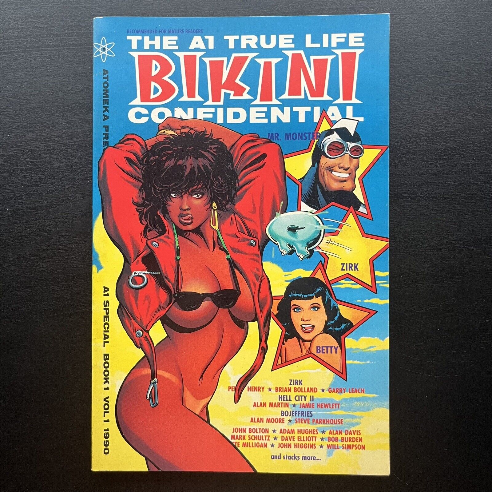 A1 True Life Bikini Confidential #1 Adam Hughes Brian Bolland Atomeka Comic 1990
