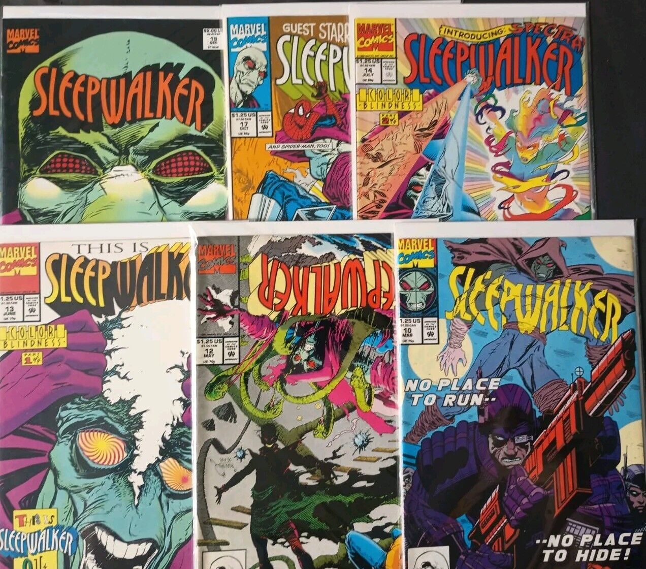 Marvel Comics Sleepwalker Bargain Lot  6ct 1992