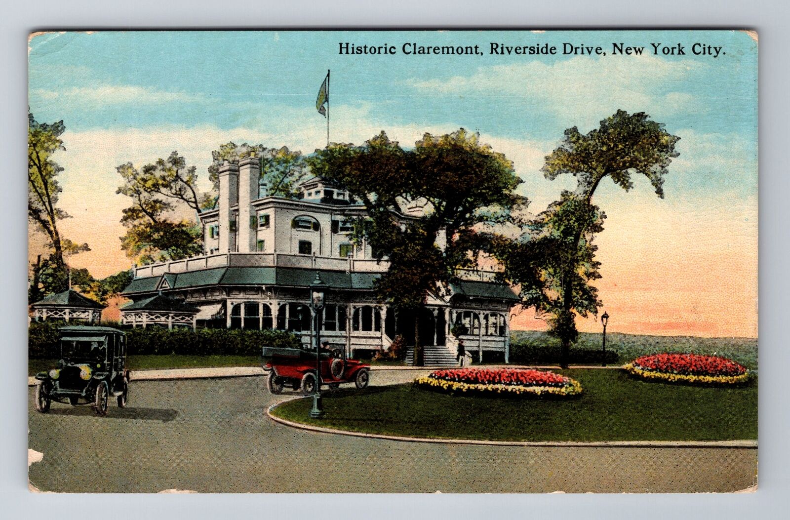 New York NY-New York, Historic Claremont Restaurant, Vintage Souvenir Postcard