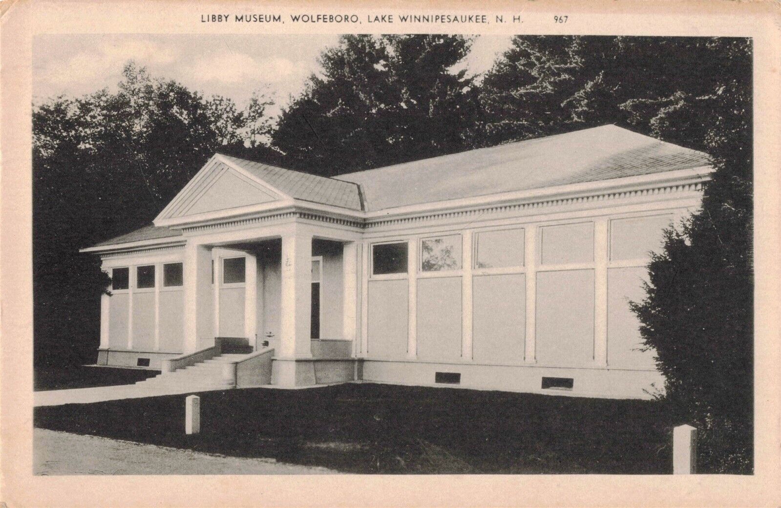 Libby Museum Wolfeboro NH Lake Winnipesaukee c.1915 Postcard B150