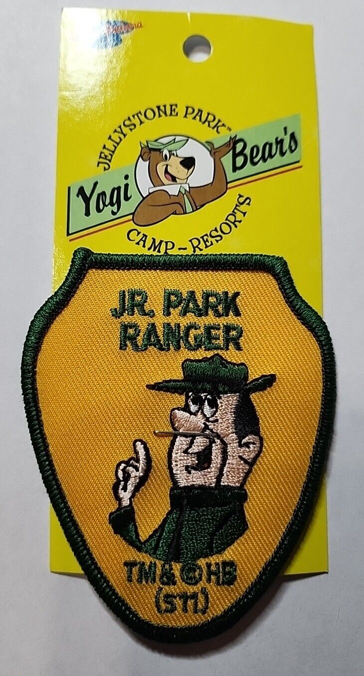 Yogi Bear\'s Jellystone Park Ranger Smith Shield Patch - New
