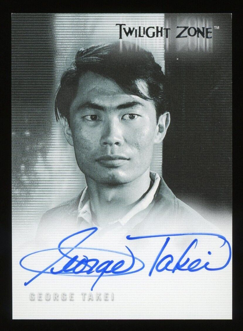 2002 Rittenhouse Twilight Zone A-51 George Takei as Taro Autograph Auto