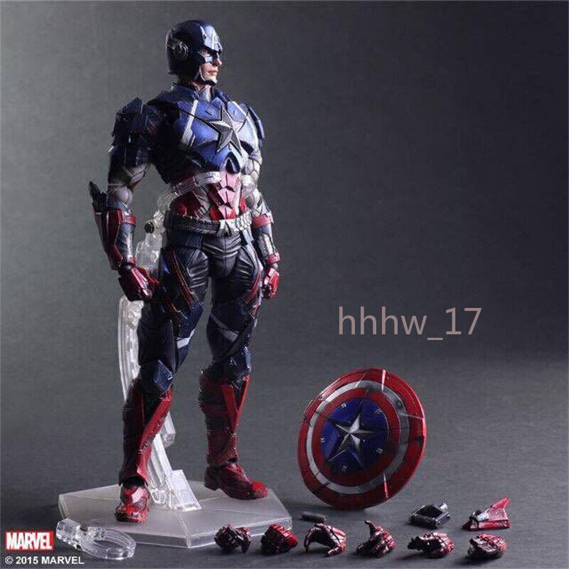 Marvel Comics - Captain America Variant Play Arts Kai Action Figure Collection