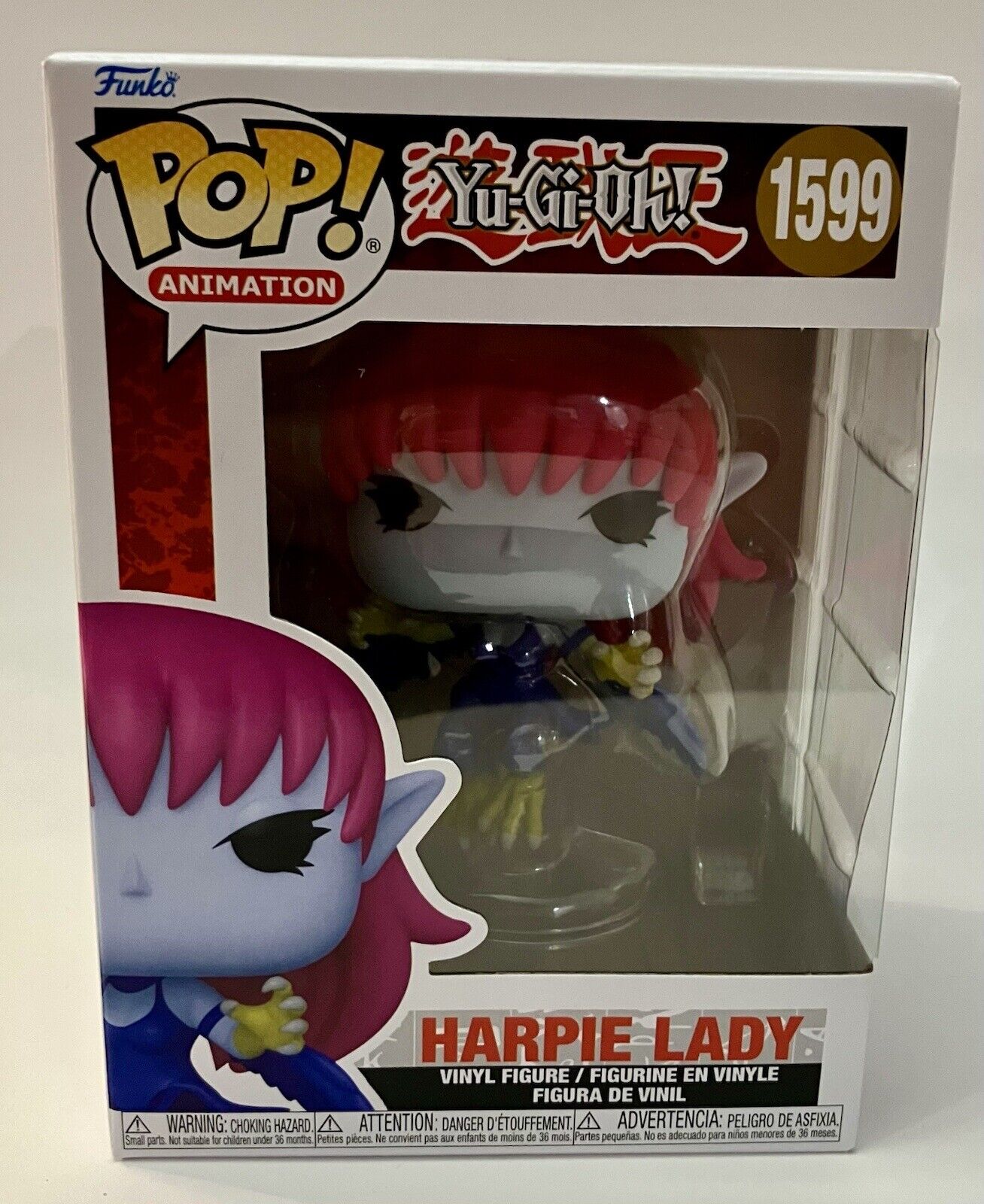 Harpie Lady 1599 Common Yu-Gi-Oh Funko Pop With Protector