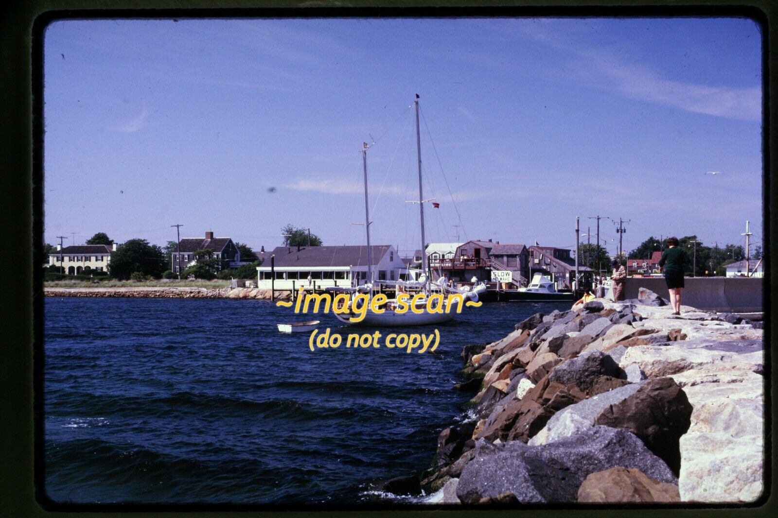 Cape Code Massachusetts in 1970, Kodachrome Slide aa 24-14a