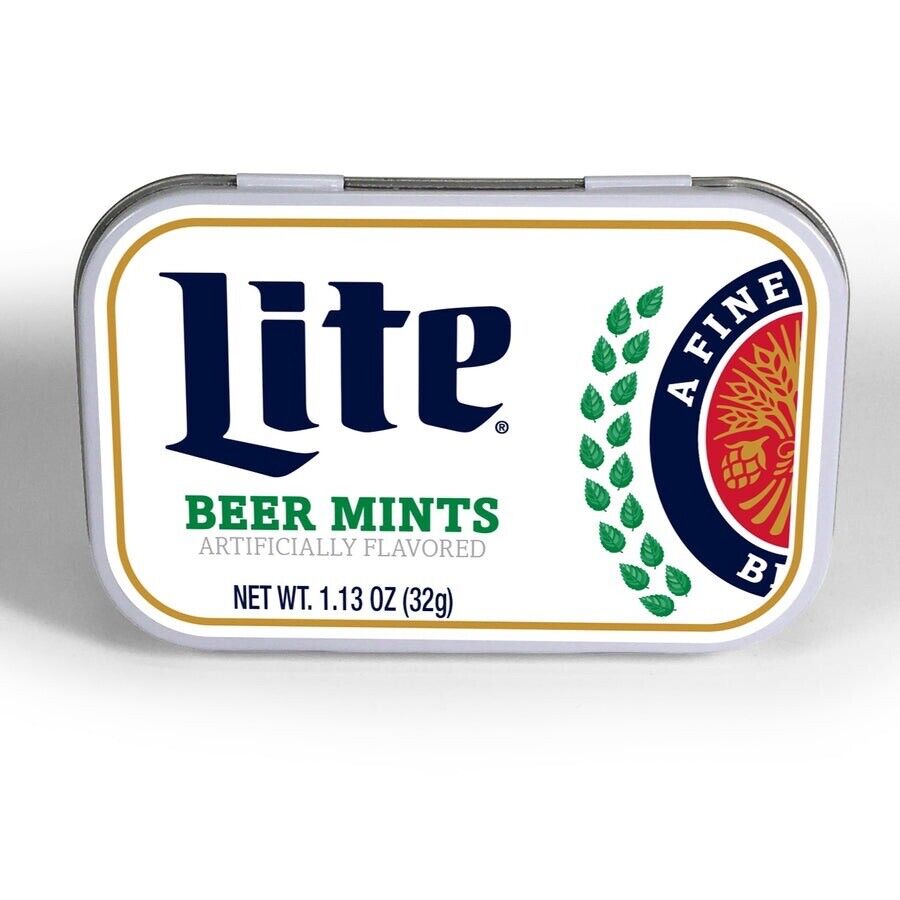 Miller Lite Beer Mint IN HAND