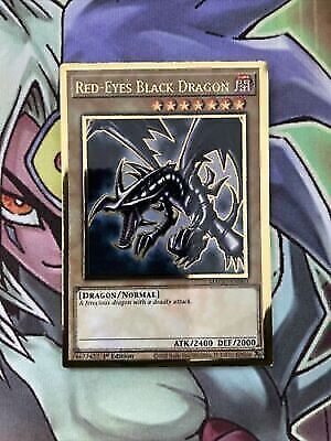 MAGO-EN003 Red-Eyes Black Dragon Gold Rare 1st Edition NM Yugioh Card