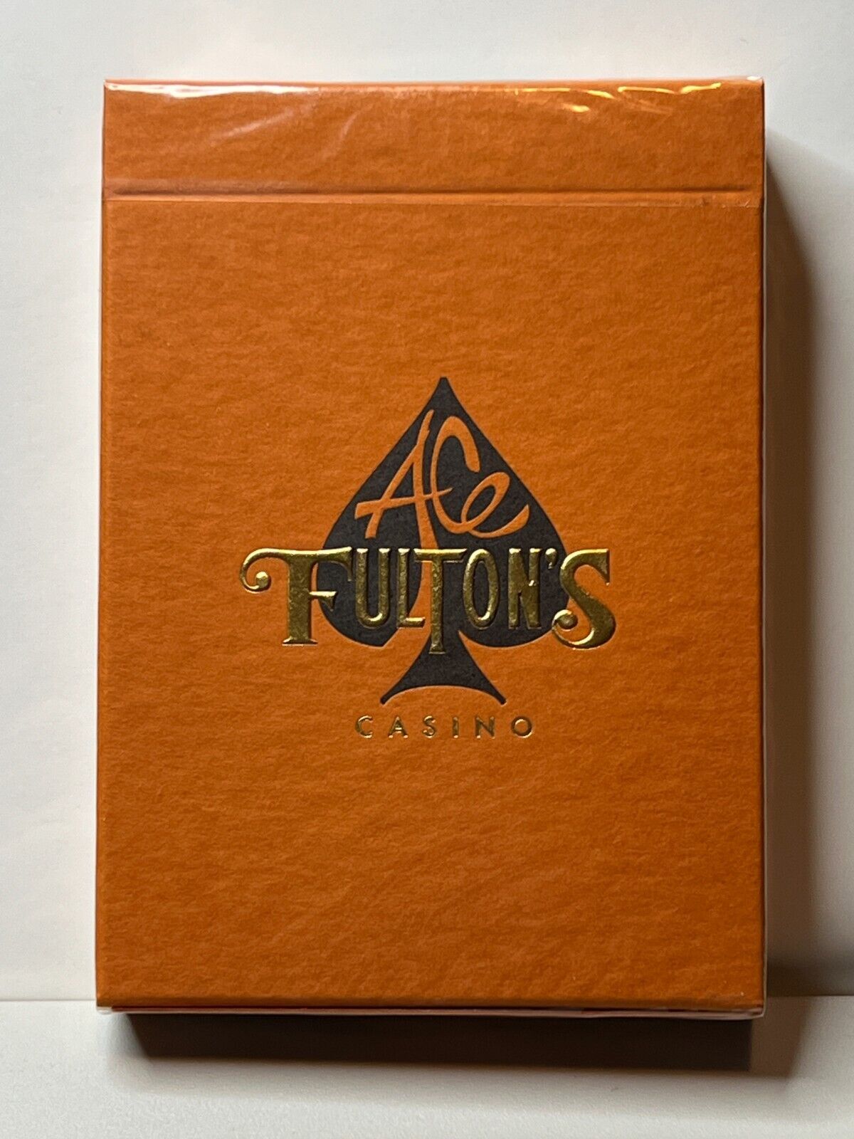 Ace Fulton\'s Casino Vintage Back (Orange) Playing Cards - LE 2,500
